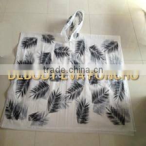 Disposable plastic rain poncho adults or children traveling raincoat