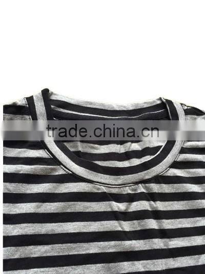 wholesale base long t-shirt thin long sleeve stripe t-shirt