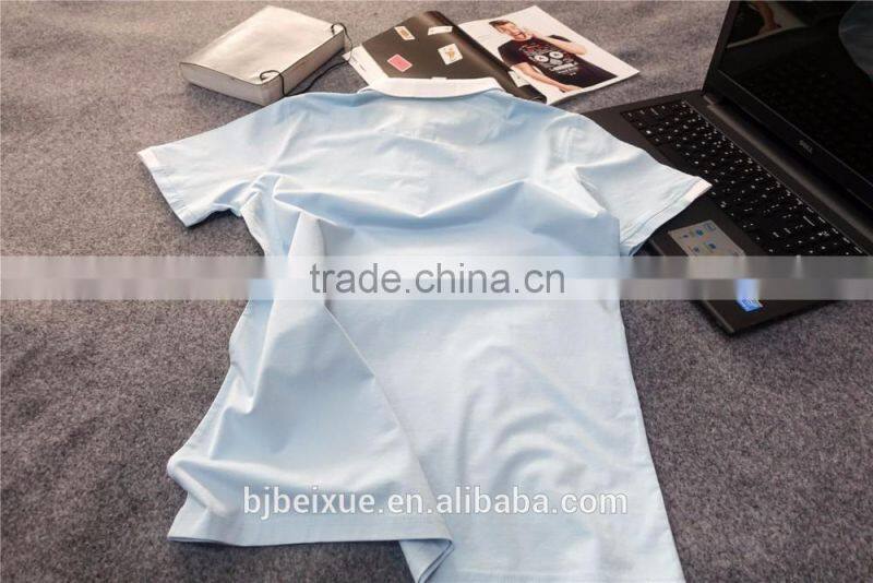 New design fashion pattern man polo custom service polo tshirt