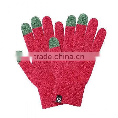 GZY 2015 100% cotton winter warmth touchscreen gloves