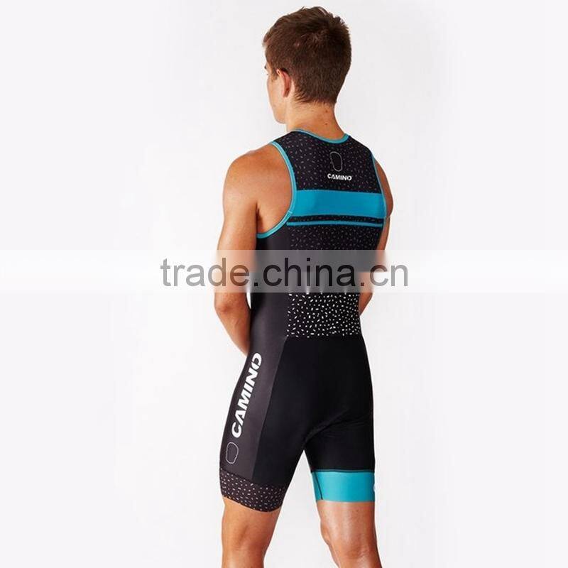 Mens Triathlon Suit for Swimming Biking Running Padded Cyling Suits