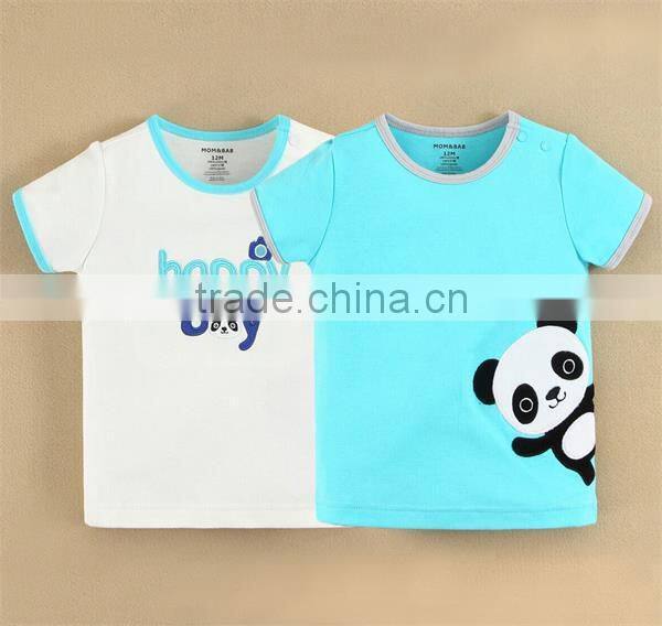 mom and bab 2015 baby clothes 100% cotton summer baby t shirt wholesale plain