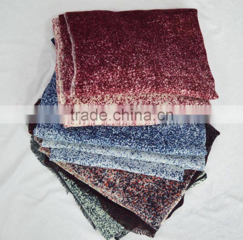 2017 winter new coming woman men crochet acrylic mixed cashmere scarf