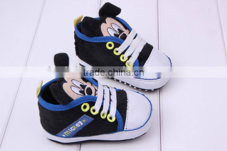 wholesale baby boys and girls Minnie and Mickey shoes child shoe newborn baby walking shoe