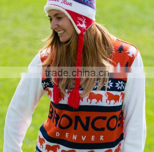 Custom ugly christmas sweater run sweater manufacturer