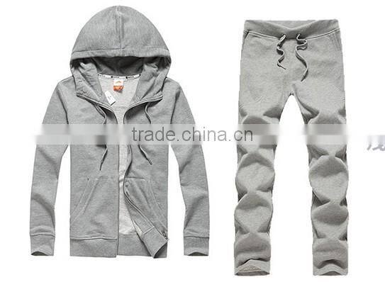 good quality hot sale 2017 Jiangxi alibaba cotton fleece tracksuits