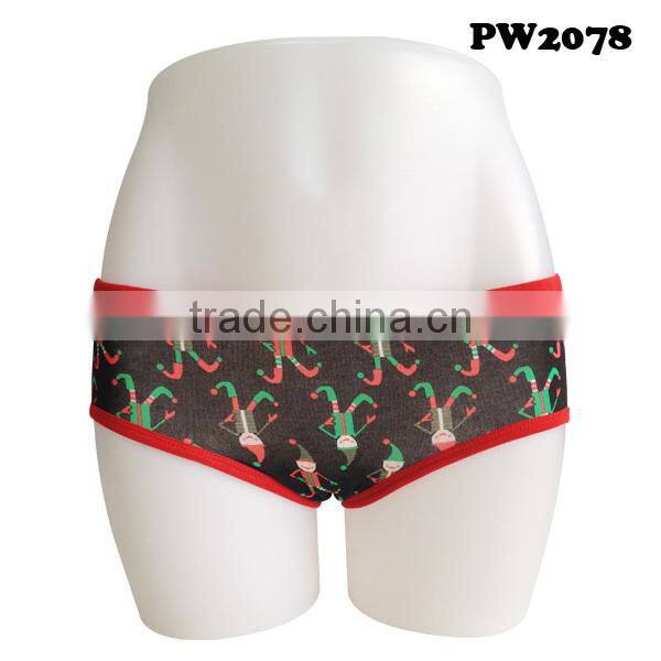 ladies underwear with clown aop printing