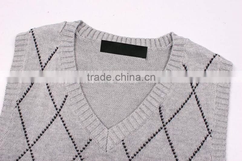 Wholesale V Neck Cheap Men Sweater Vest