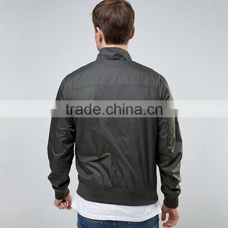 Men's casual black jacket collar young men coat slim long sleeved men sport coat with printing