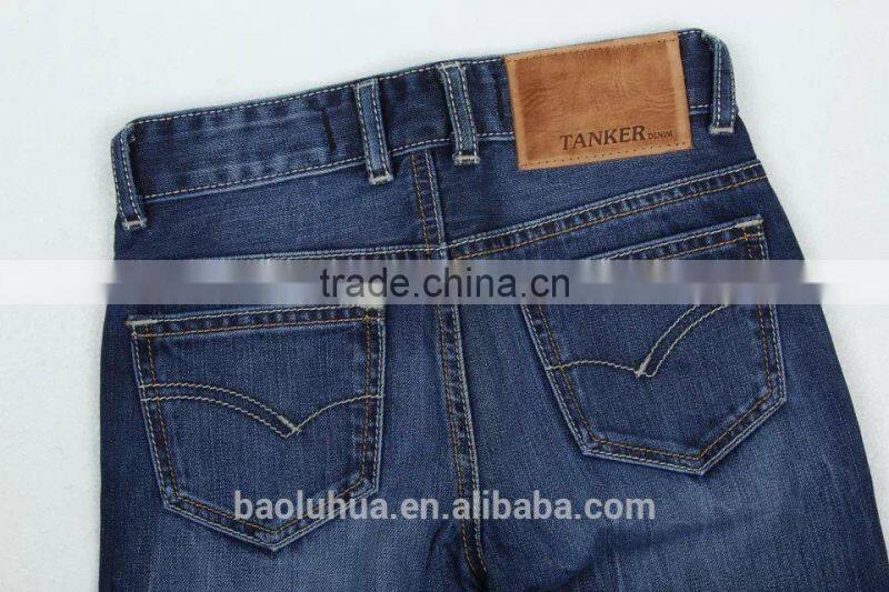 Dk blue OEM/Wholesale HIGH-END100% cotton jeans kids fashion jeans