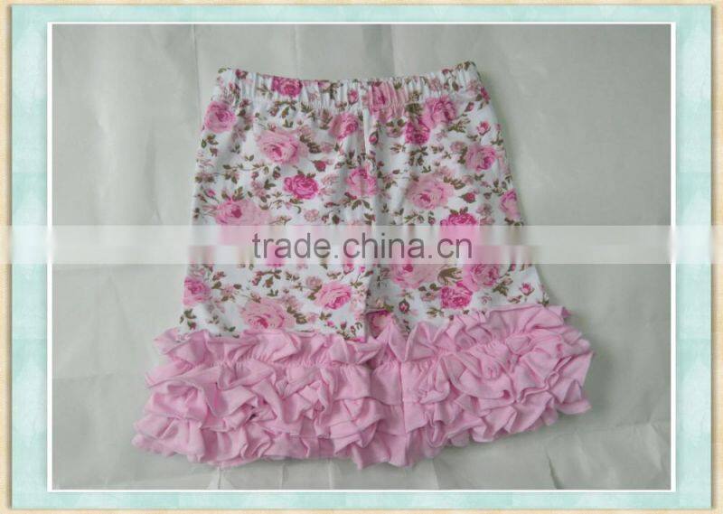 girls maid series little kids ruffle pink romance crossfit shorts personalised children