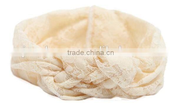 kids girl elastic lace cross headband, elastic lace headband for kids