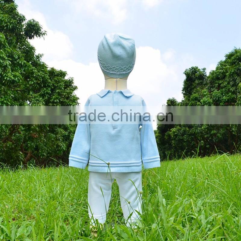 Latest Hot 100% Cotton Best Feeling Kids Sweater Set