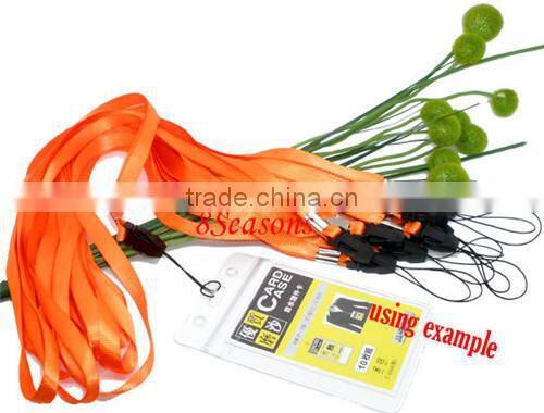 Wholesale Orange Neck Strap Lanyard For ID Card /Cell Phone