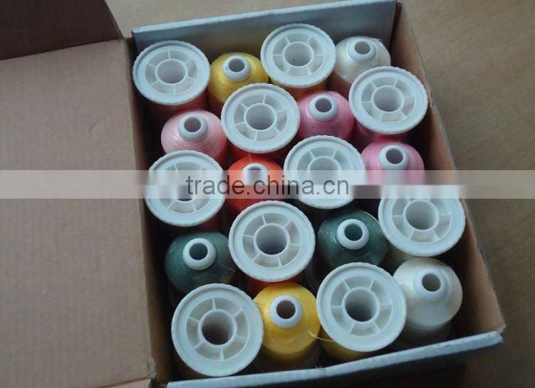 china cheap fluorescent embroidery thread of good quality