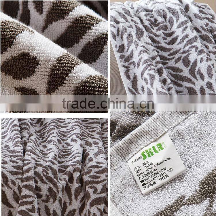 100% cotton China textile beach towel wholesale