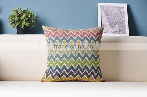 colorful geometry pattern pillow case cushion cover