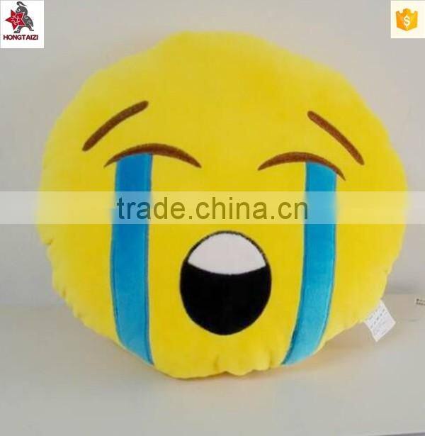 2016 China stuffed smiley face soft toys emoji pillows