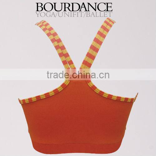 New Spring - Gym Wear Stripe Sports Bra