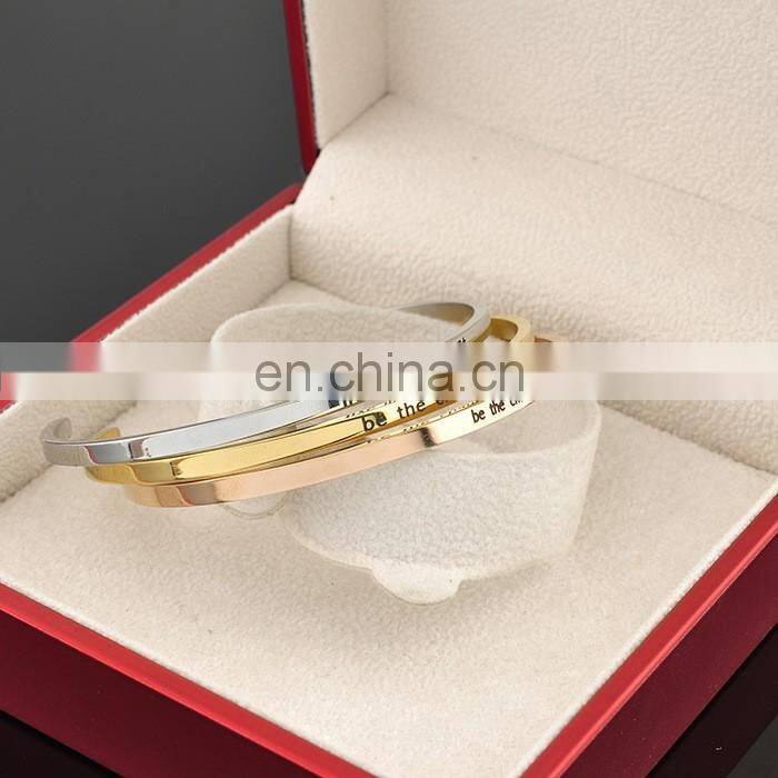 Couple bracelet creative inspired stainless steel jewelry