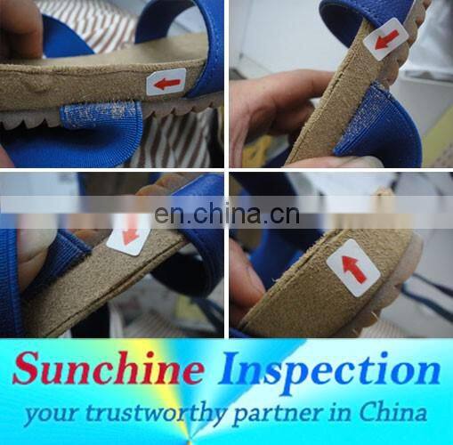 shoe inspection service in fujian zhejiang jiangsu/shoes accessory/trading service before shipment