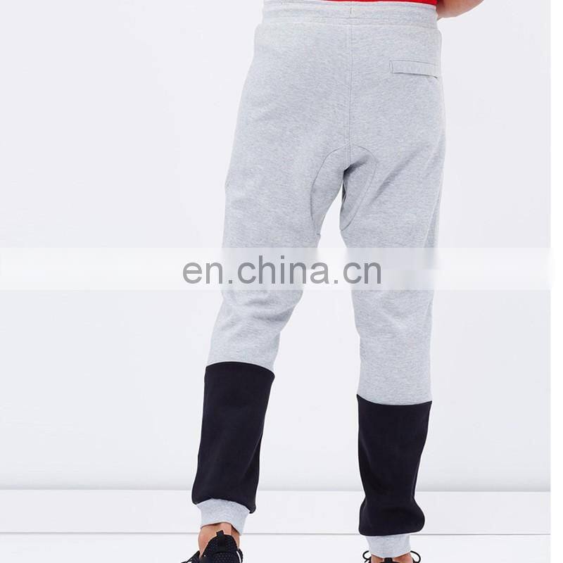 mens fleece conversion cuffed jogging pants zipper pockets