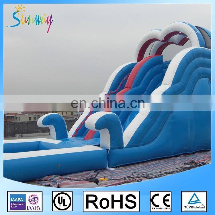 Sunway PVC Vinyl Double Lane Kids Giant Inflatable Slide for Sale