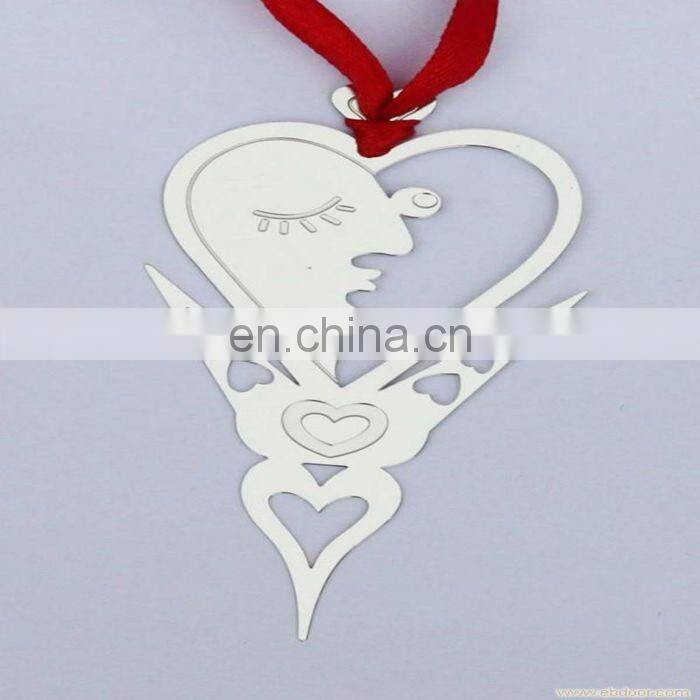 Gift items blank metal bookmark