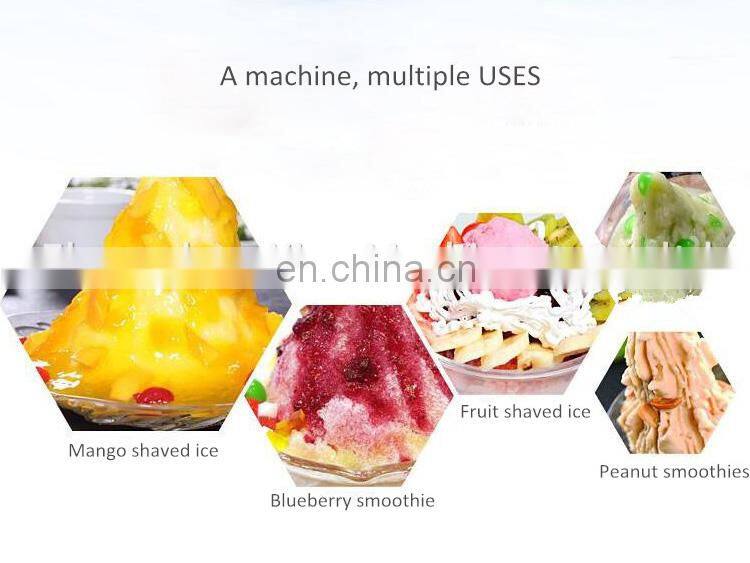 High efficiency ice shaving machine, block ice crushing machine
