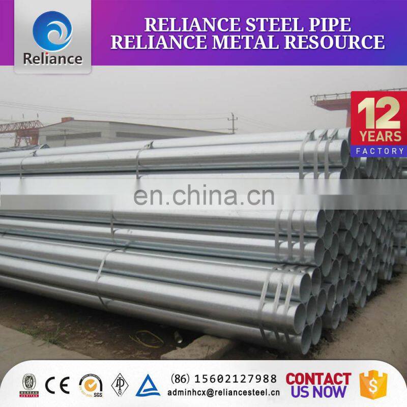 Low and middle pressure fluid pipeline used welded zinc coated galvanized pipe