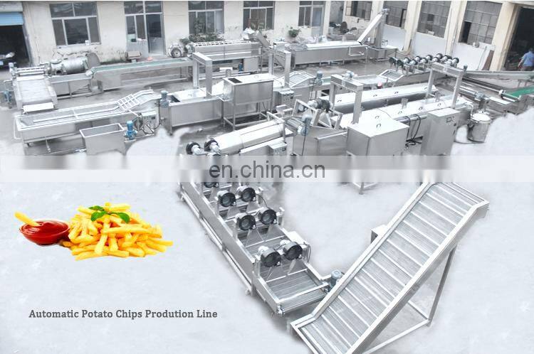 french fries making machine plant 150kg per hour potato crisp production line