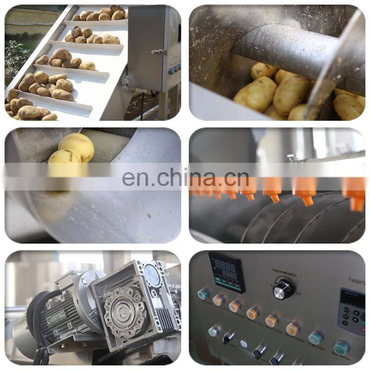 fully automatic french fries potato chips making line