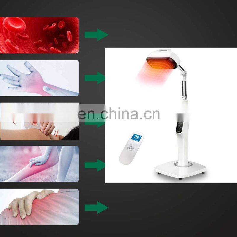 Leawell TDP Lamp for Pain Relief, Tdp Far Infrared Heat lamp Item 608B with Remote & Voice Prompt
