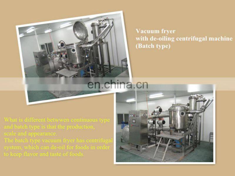Popular vacuum fryer machine