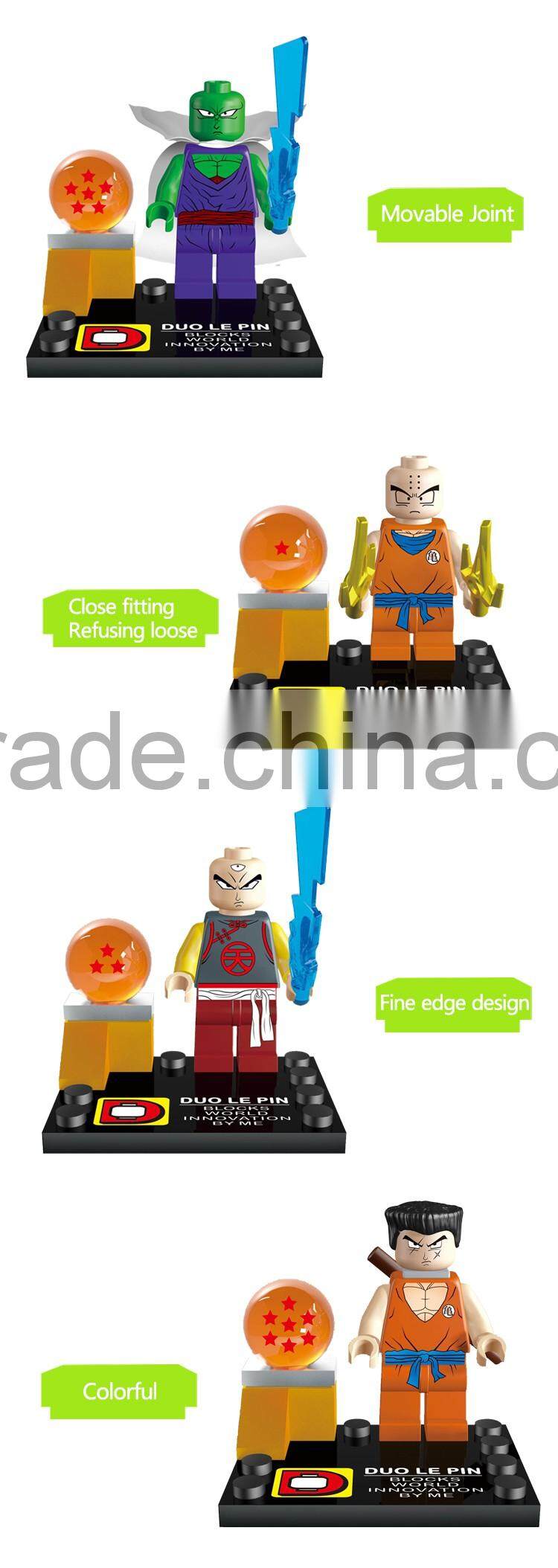 Manufactory minifigures plastic building block toys from China