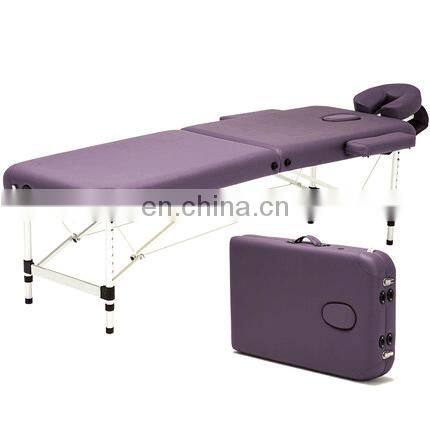 Hotsale Portable Aluminium Massage Table Chair Bed Foldable with Carry Bag
