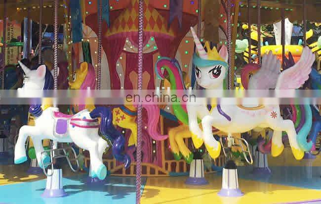 Funny amusement park merry go round horse carousel ride for sale