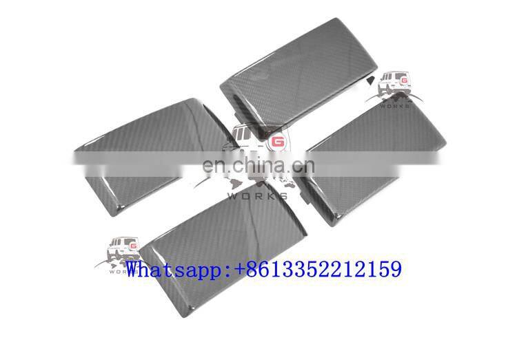 G class w464 G63 G500 eurocar style front bumper rear bumper cover for G wagon w463A G500 G63 dry carbon fiber bumper cover