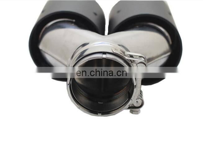 New High performance dual car exhaust muffler tail pipe