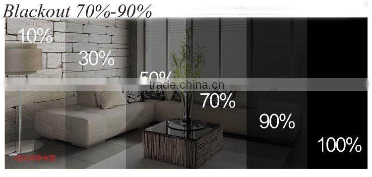 New design European jacquard polyester window curtain with curtain rod