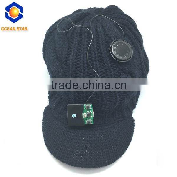 2016 New Winter Fashion knitted Bluetooth beanie hat