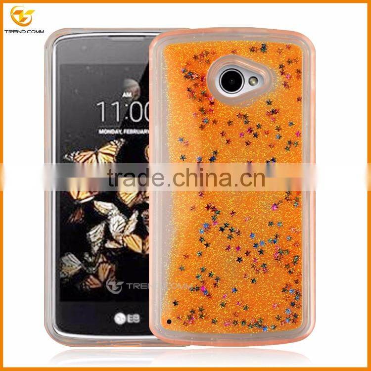 10 kinds of colors glitter liquid tpu case for lg k5