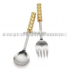 black & gold cutlery