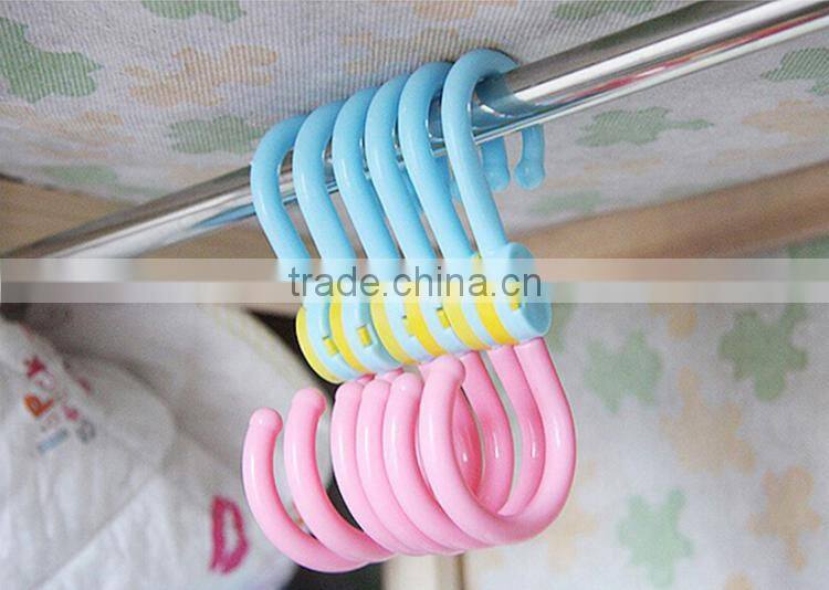 3Pcs/Set Factory Direct China Plastic Coat Wall Hanger Hook
