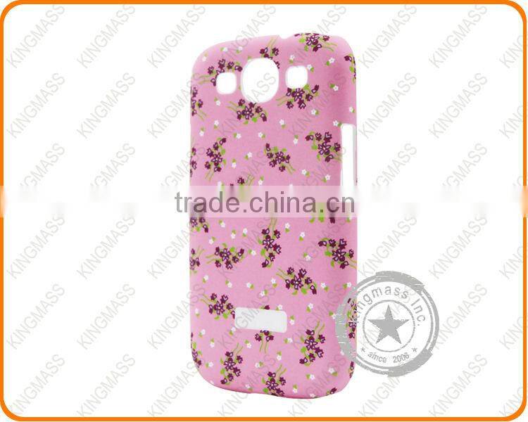 2014 Floral full printing mobile phone back covers for galaxy S4