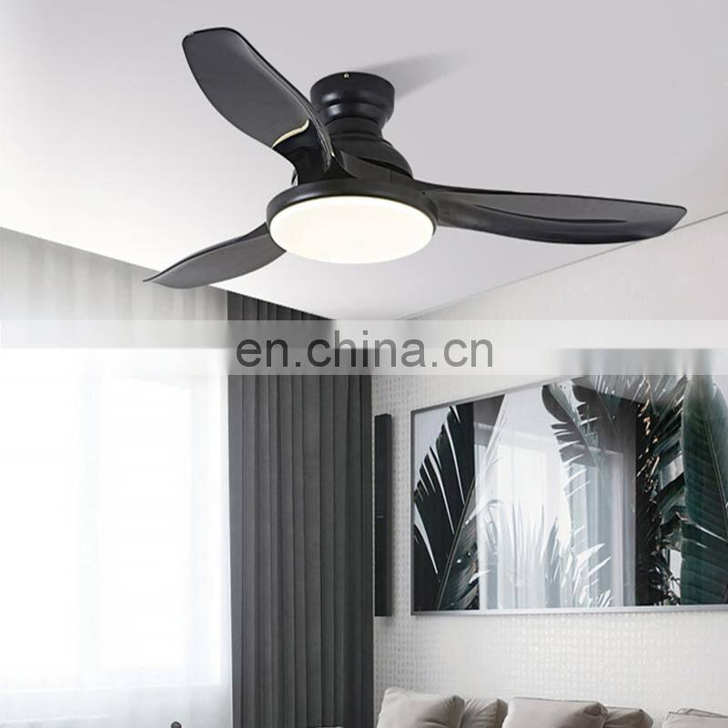 Factory Wholesale Led Ceiling Light Fan Remote Control Electric Power 36 inch 1 piece LED Ceiling Fan With Light