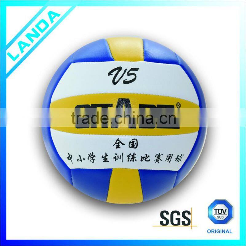 Wholesale official customized PVC leather machine sititched volleyball