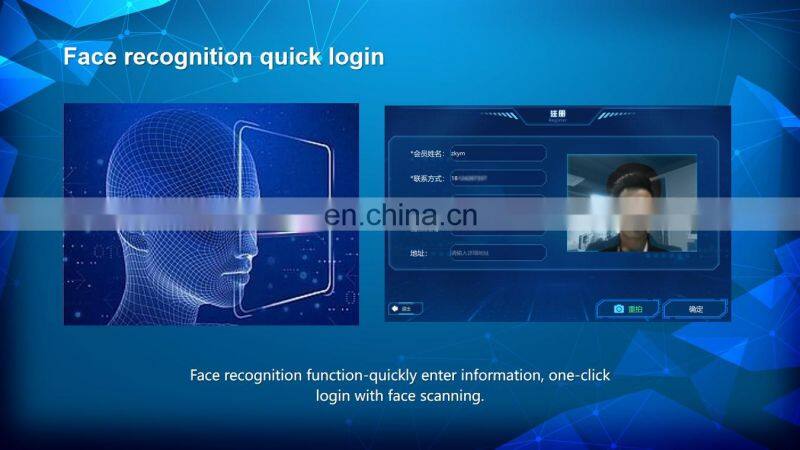 Skin Monitoring and Skin Management System Blue New Fashion Portable High Frequency Touch Screen & Handle Switch for Commercial
