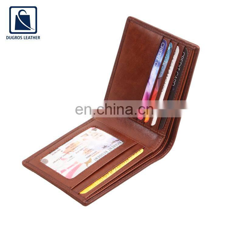 2021 New Arrival Chairman Lining Material Fashion Style Genuine Leather Wallet for Men