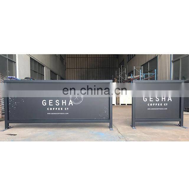 Portable Wind Breaker Advertising barrier crowd control stand